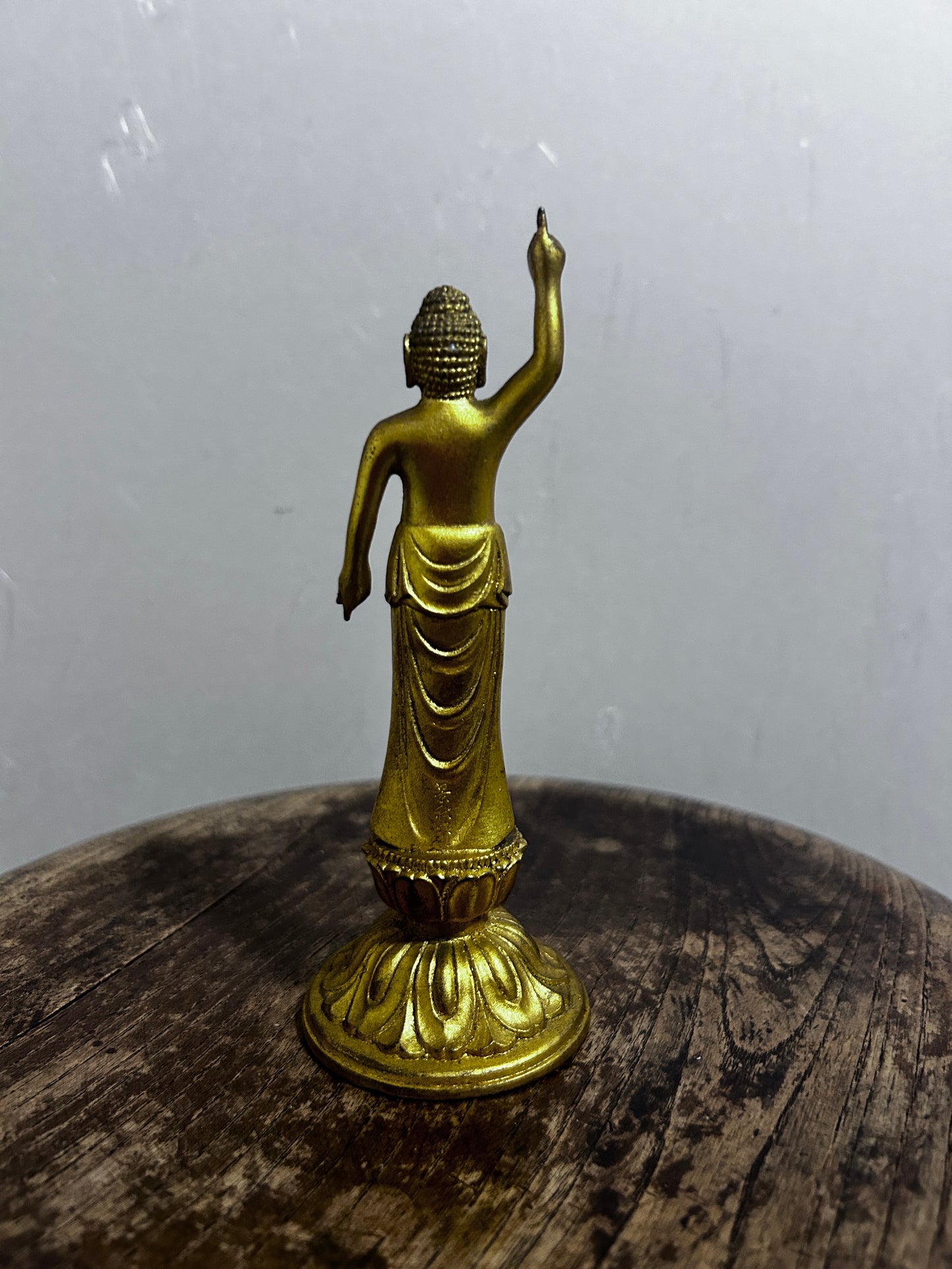 仏教美術　仏像　鋳銅製金箔張誕生仏