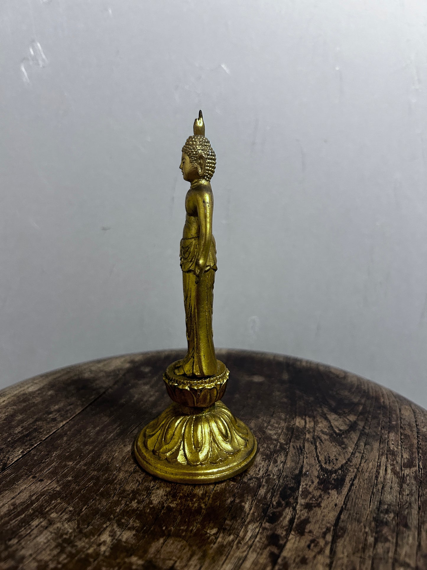 仏教美術　仏像　鋳銅製金箔張誕生仏