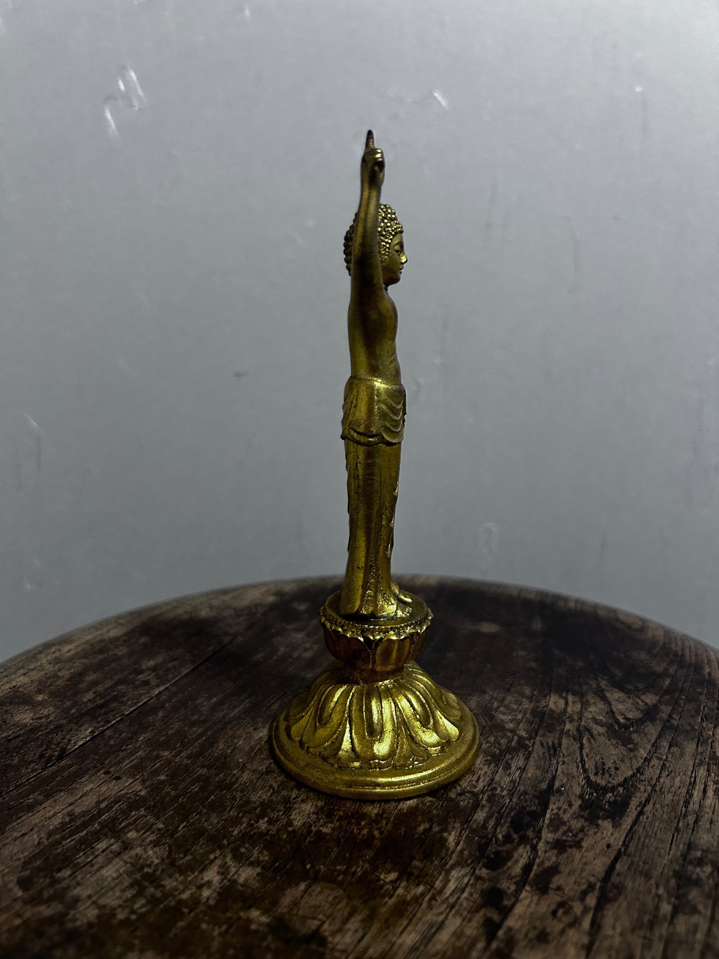 仏教美術　仏像　鋳銅製金箔張誕生仏