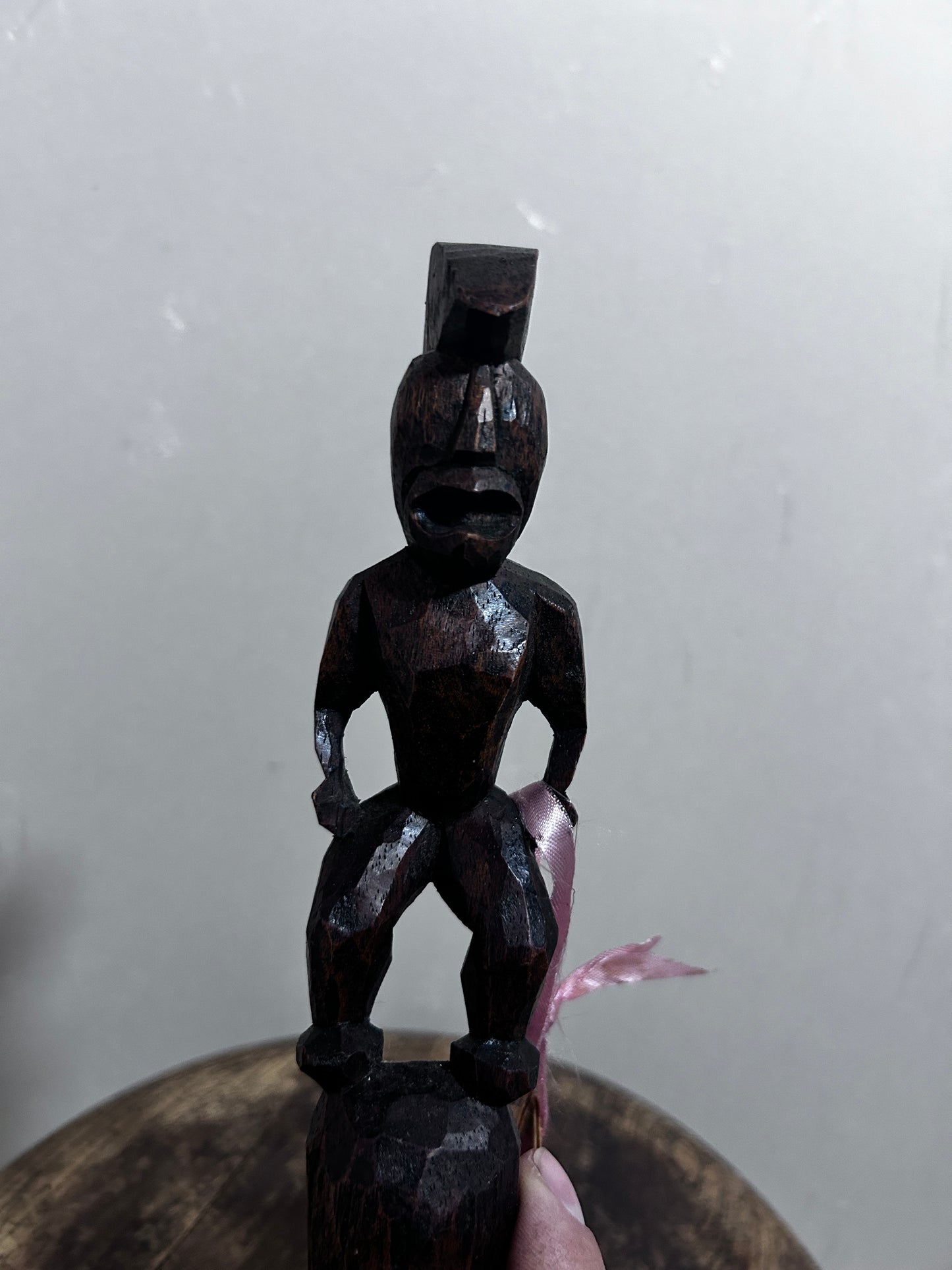 ハワイ　木彫り　オブジェ　