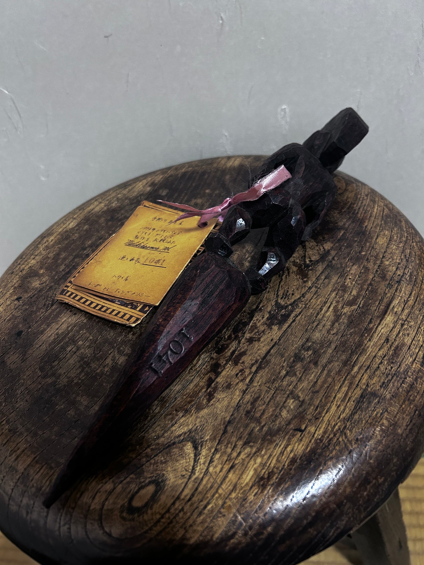 ハワイ　木彫り　オブジェ　